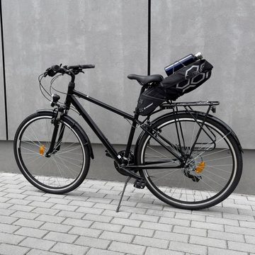 Wozinsky Fahrradtasche Wozinsky geräumige Fahrrad Satteltasche Satteltasche groß 12l Schwarz (1-tlg)