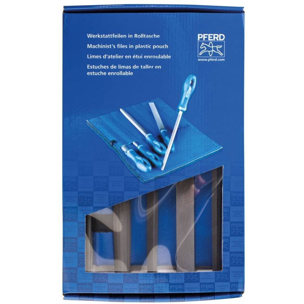 Pferd Feile Werkstattfeilen-Set Hieb 2 in PVC-Rolltasche inkl. Umkarton 11801532