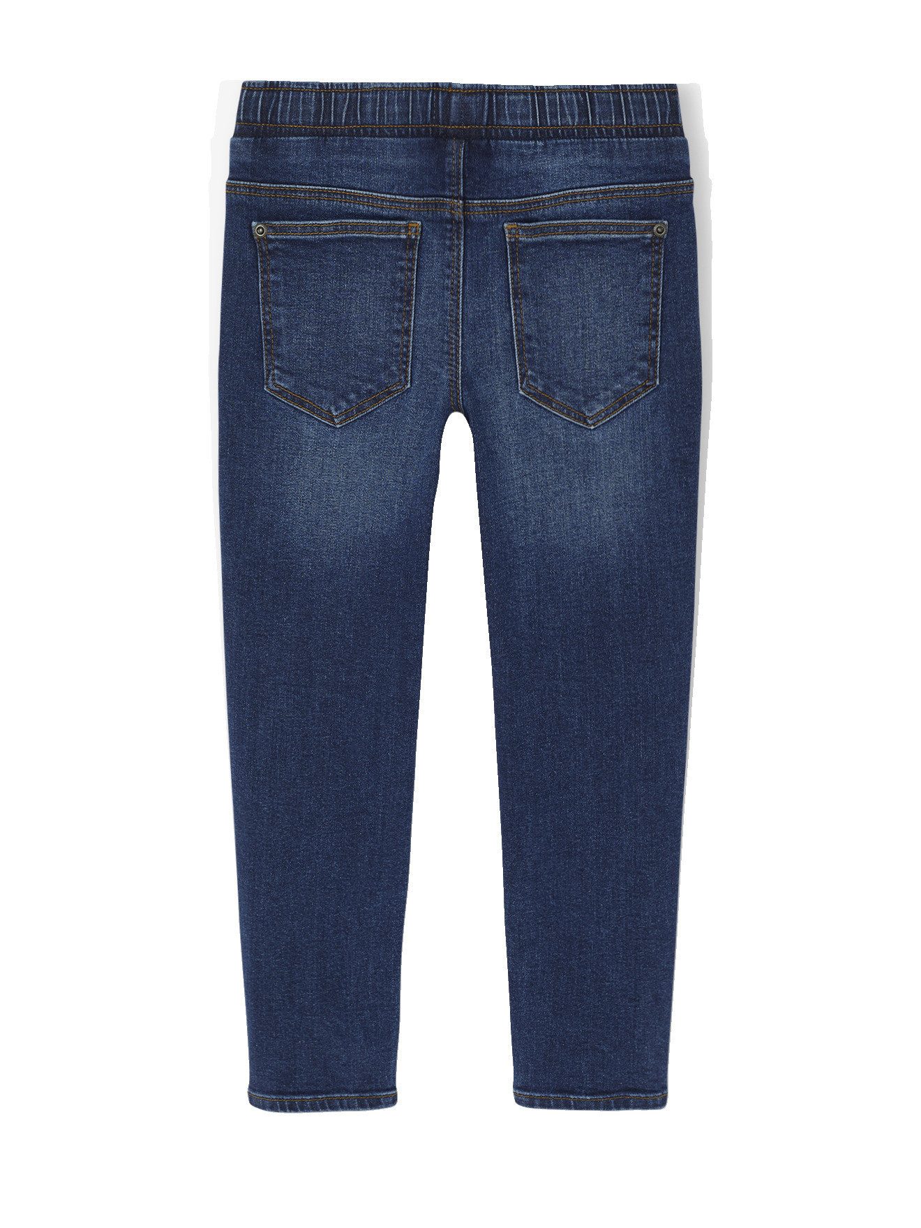 vertbaudet Slim-fit-Jeans Jungen Slim-Jeans mit verstellbarem Dehnbund BASIC 2er-Pack – Bild 5 von 5