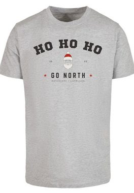 F4NT4STIC T-Shirt Ho Ho Ho Santa Claus Weihnachten Weihnachten, Geschenk, Logo