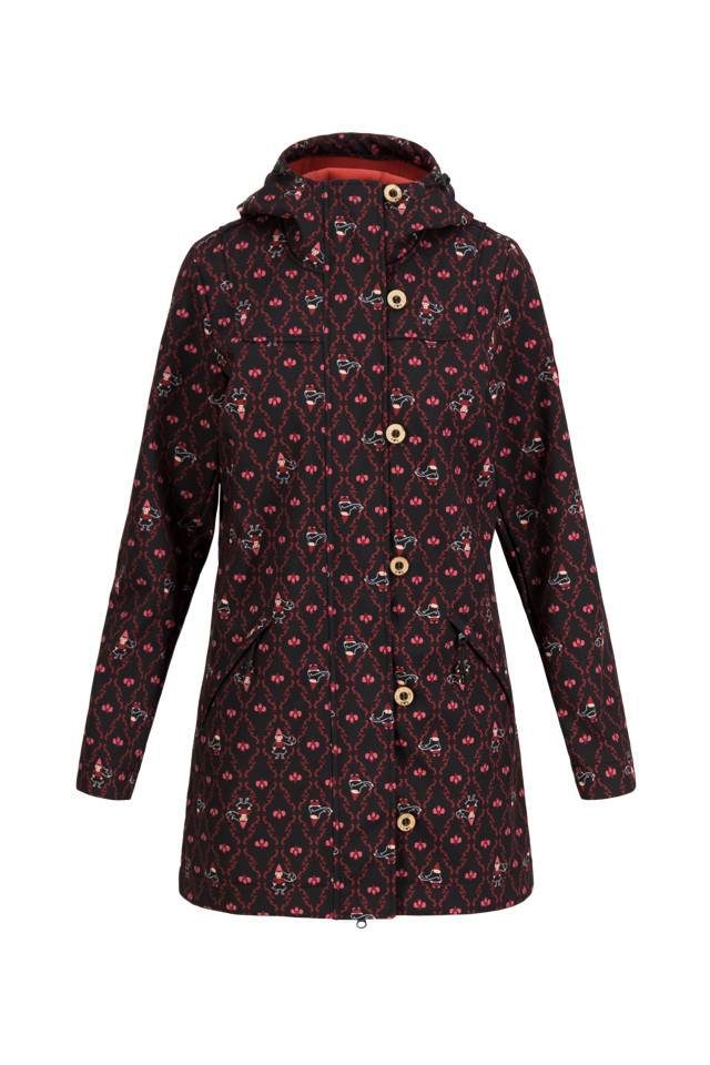 Blutsgeschwister Softshelljacke Blutsgeschwister Wild Weather Long Anorak Damen Jacke Softshell Mantel