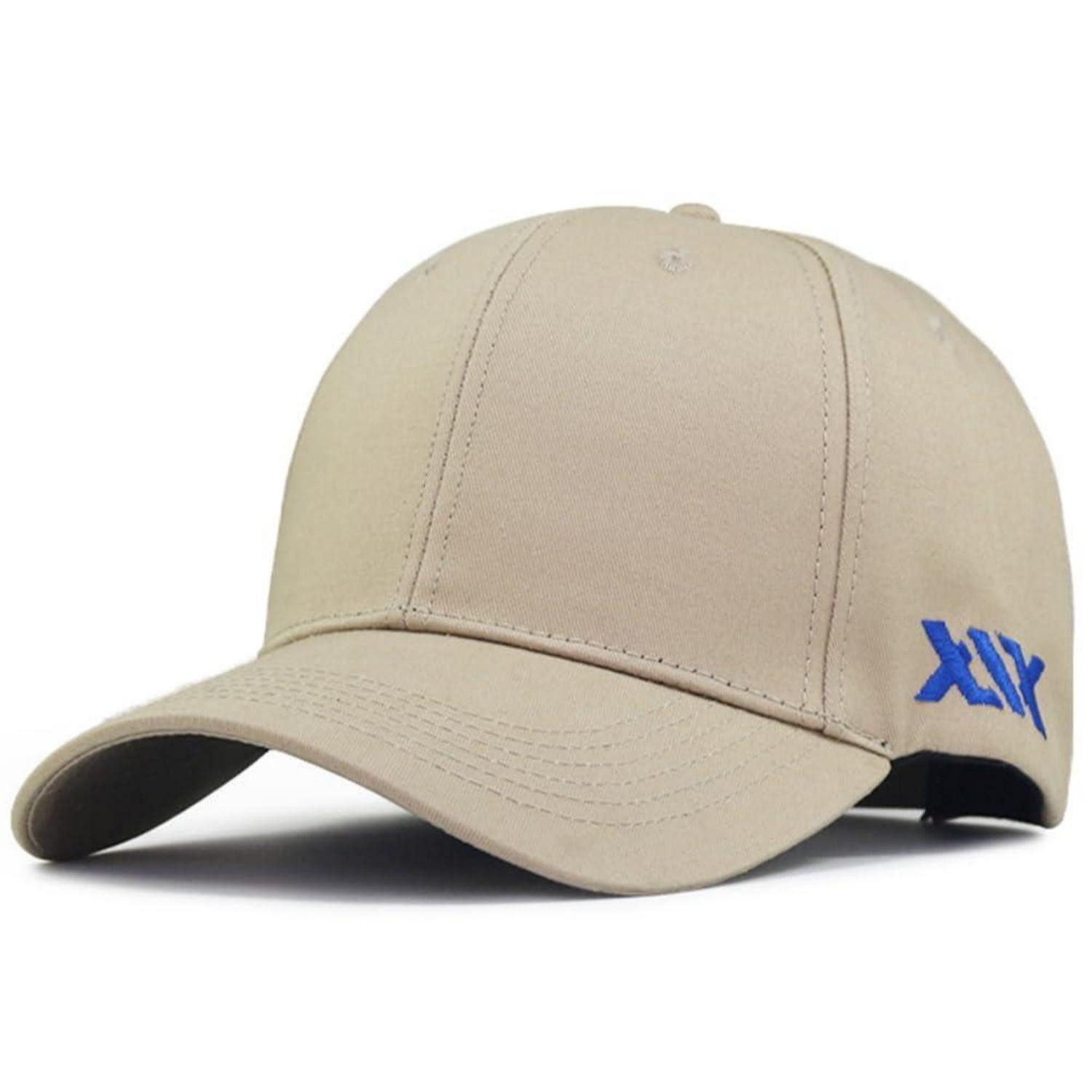 LuxusKollektion Baseball Cap Basecap Herren Baumwolle Größenverstellbar Kopfumfang XXL 1 Beige