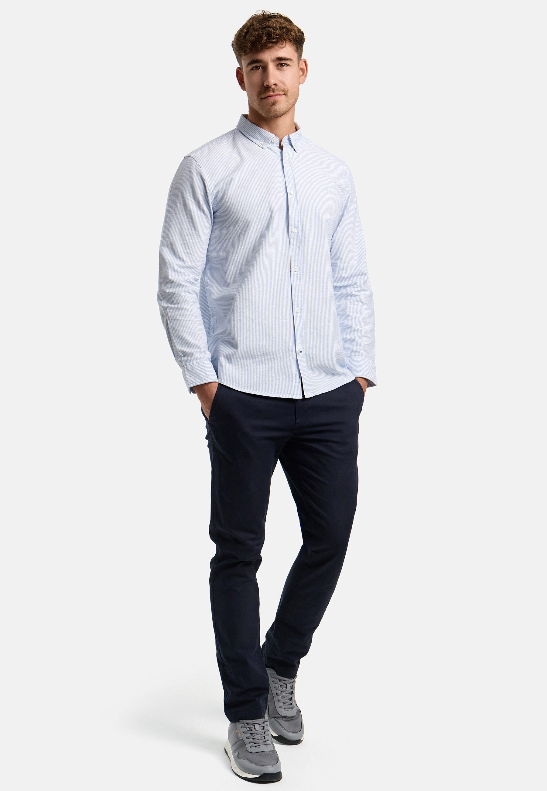 Kronstadt Langarmhemd Herren KSJohan Oxford Herrenhemd Langarm – Bild 5 von 5
