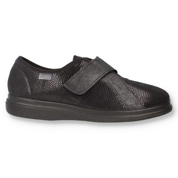 Dr. Orto York Klett-Slipper Damen Sneaker Klettverschluss, für schmale Füße