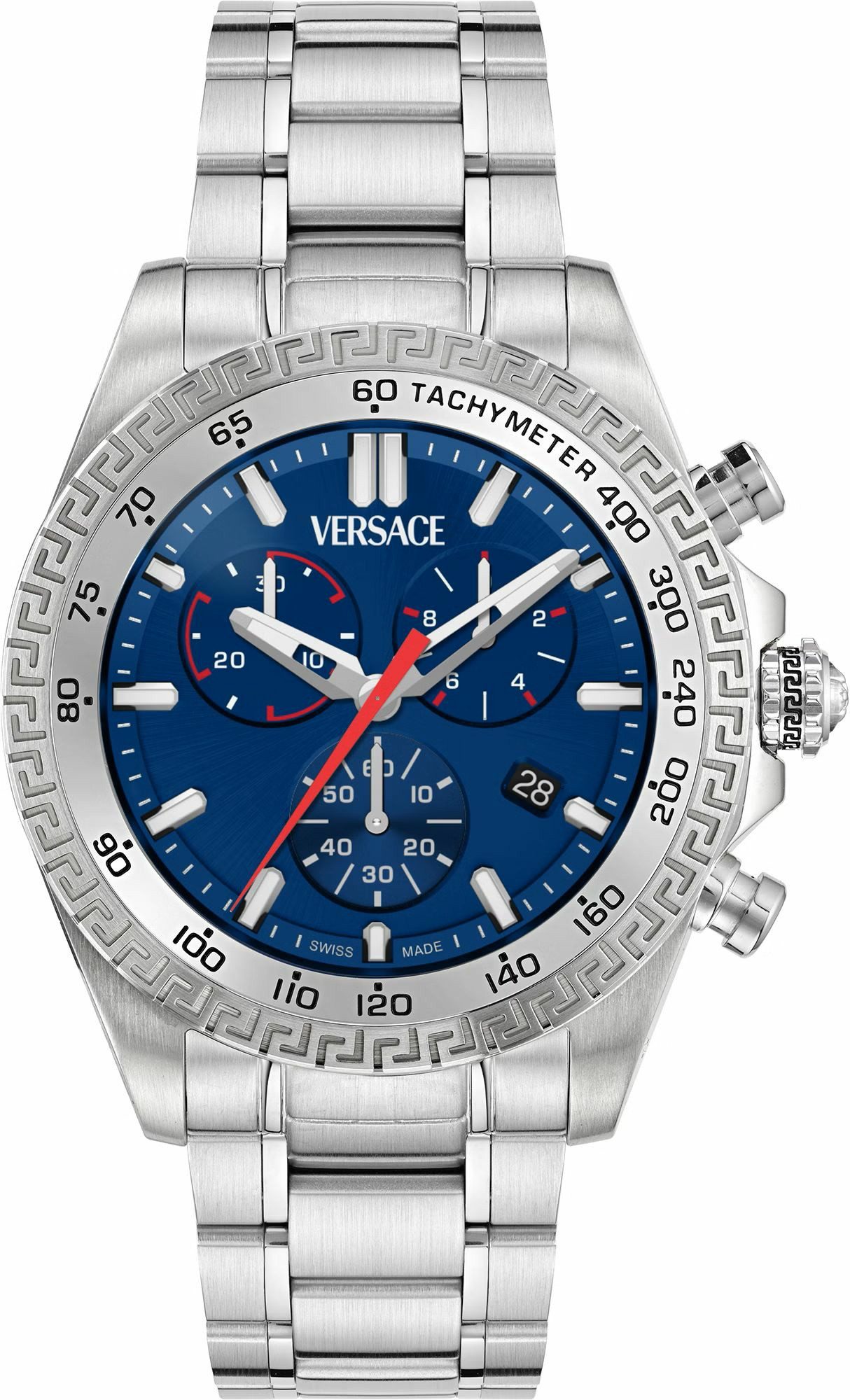 Versace Chronograph Chronograph für Herren, (1-tlg., Armbanduhr)