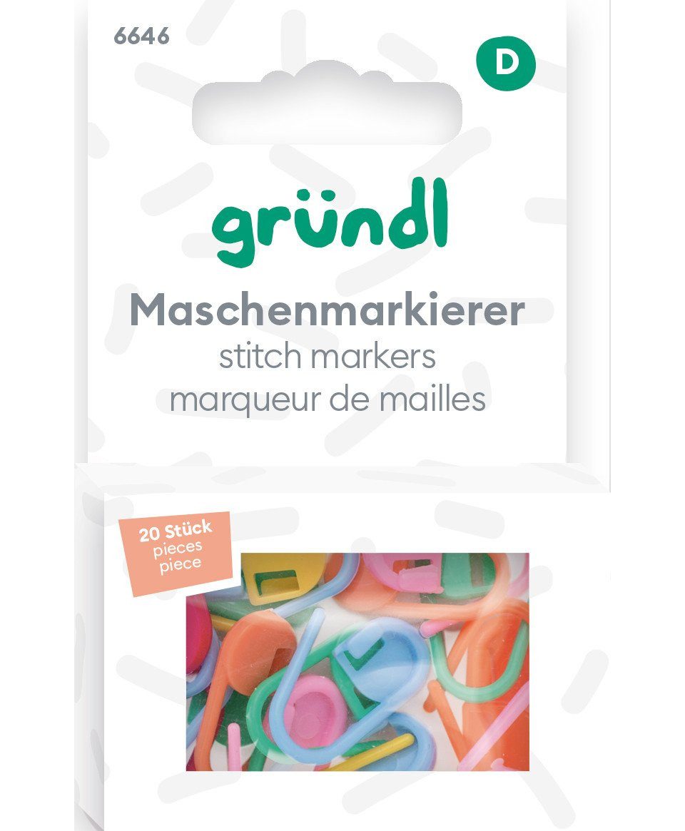 Gründl Bastelnaturmaterial Gründl Maschenmarkierer 20 Stück