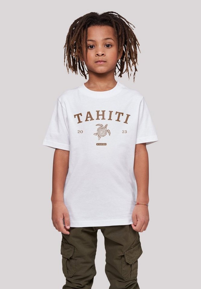 F4NT4STIC T-Shirt Tahiti Print, Sehr weicher Baumwollstoff mit hohem  Tragekomfort