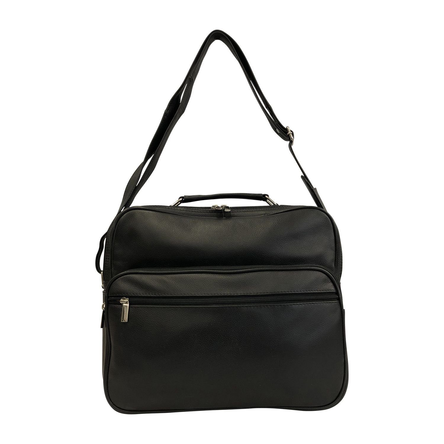 Cinino Businesstasche C6017, Travelbag Businesstasche Arbeitstasche aus robustem Rindleder