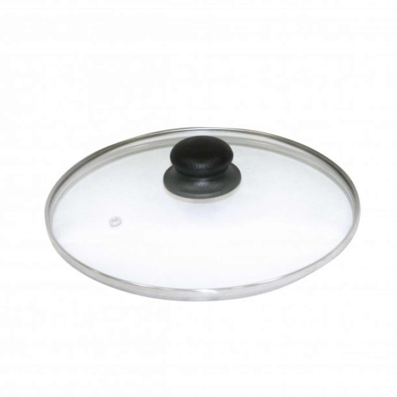 axentia Universaldeckel, (1-tlg), Topf- und Pfannendeckel aus Glas mit Edelstahlrand & Entlüftungsloch