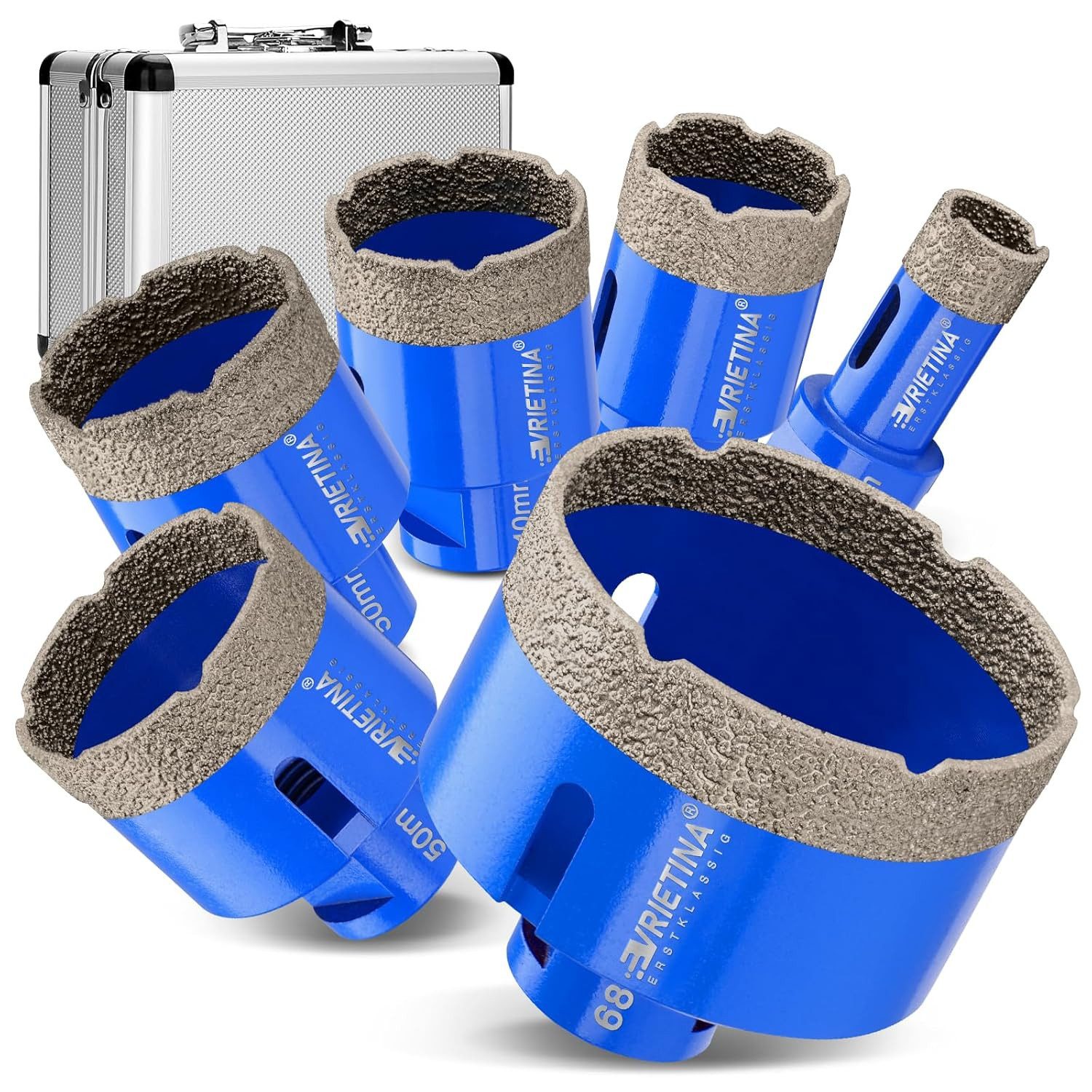 XERSEK Bohrkrone M14 Fliesenbohrer Set 20/35/40/45/50/68mm Diamantbohrer Gl günstig online kaufen