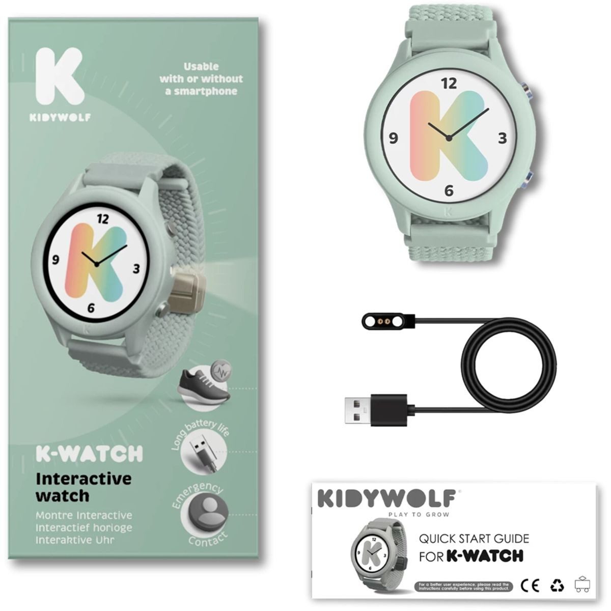 Kidywolf Smart-Watch Smartwatch