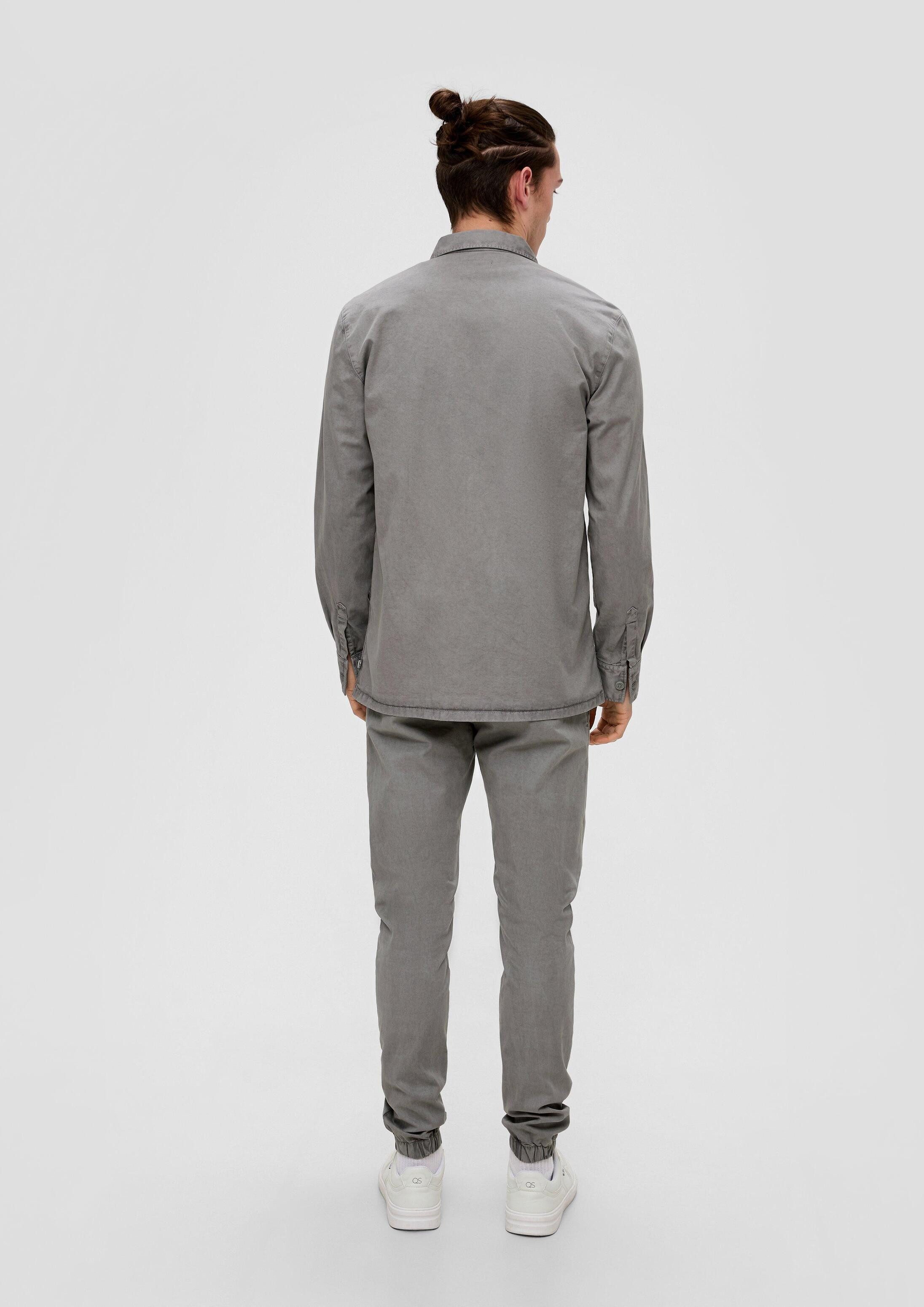 QS Hemdjacke Hemd Overshirt mit Brusttaschen