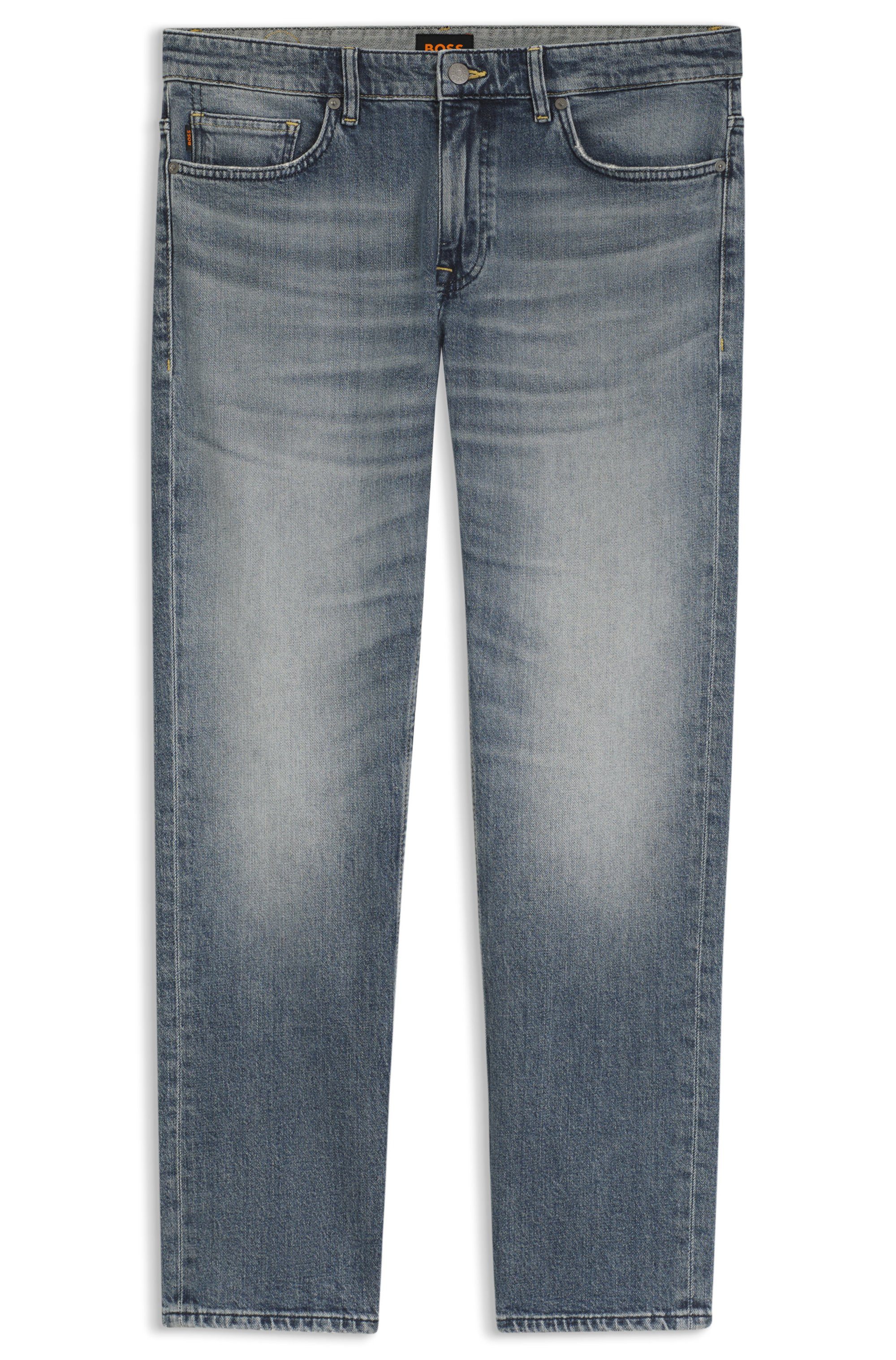 BOSS ORANGE Slim-fit-Jeans Delaware Soft-Motion-Denim Schmale Silhouette bei mittlerer Leibhöhe – Bild 4 von 5
