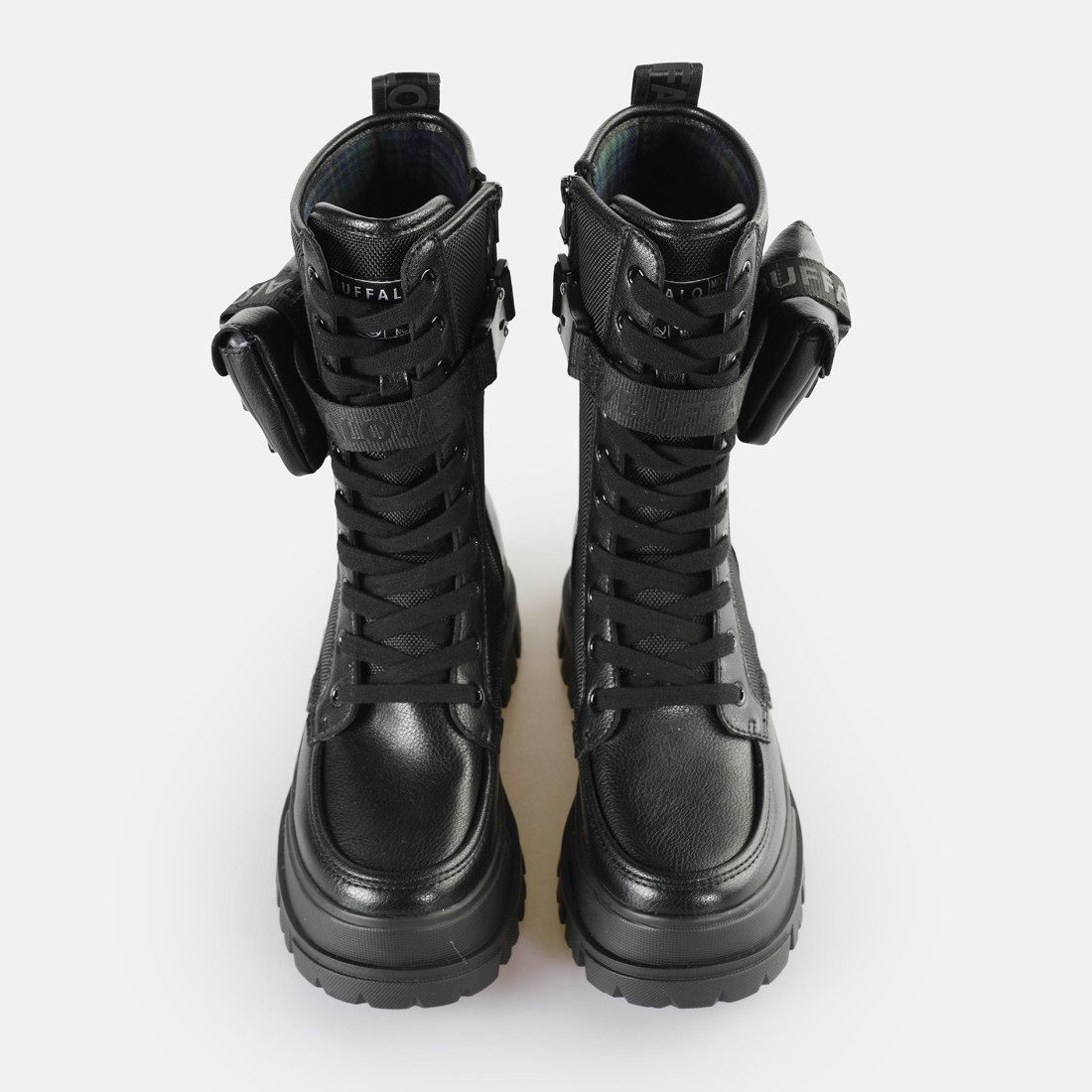Buffalo ASPHA COM HI Stiefel Stiefel mit Profilsohle und kleinem Täschchen