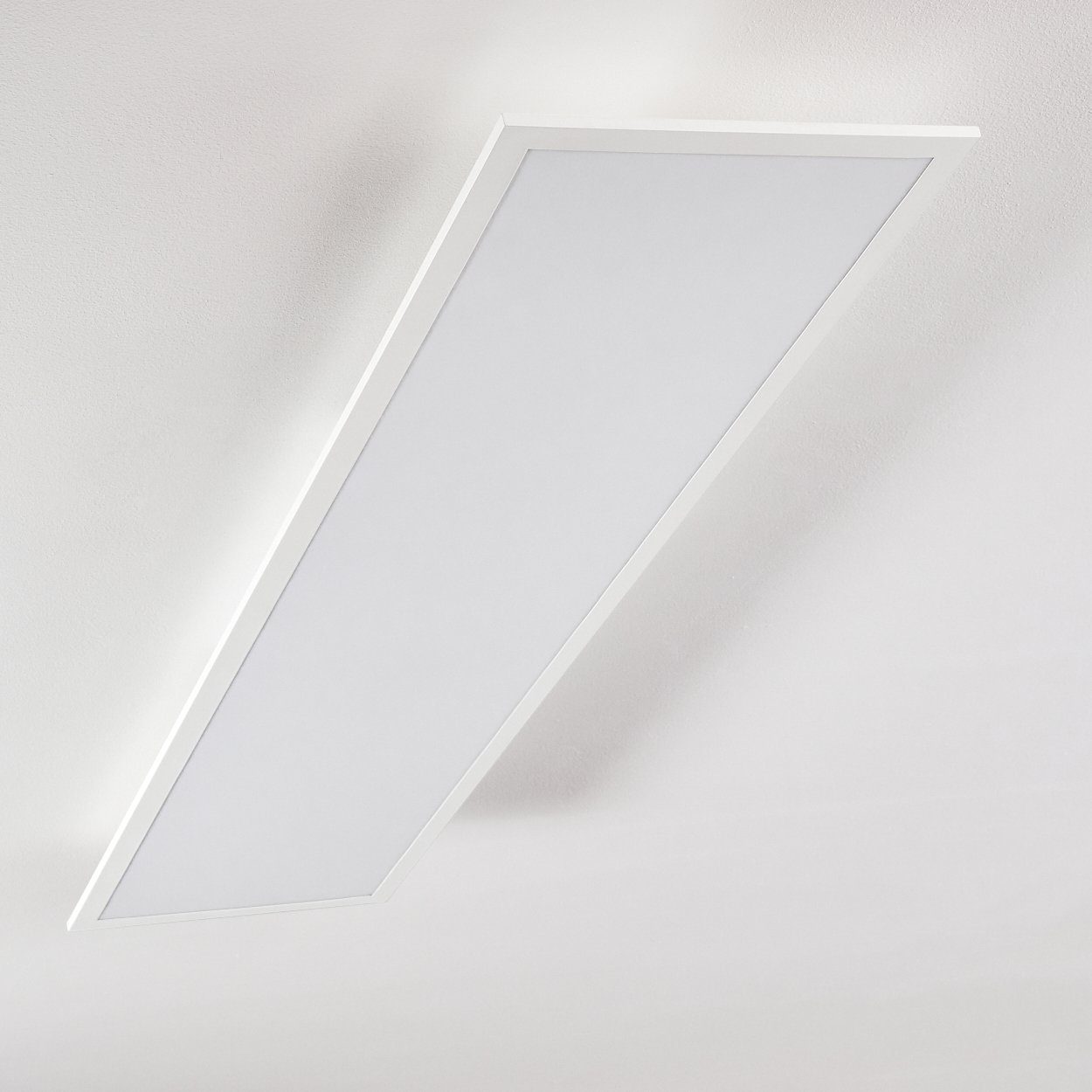 aus Panel, 3000 rechteckiges moderne 4000 LED hofstein in Kelvin, Weiß, Panel Deckenpanel Kunststoff »Posmon« Lumen, Deckenpanel