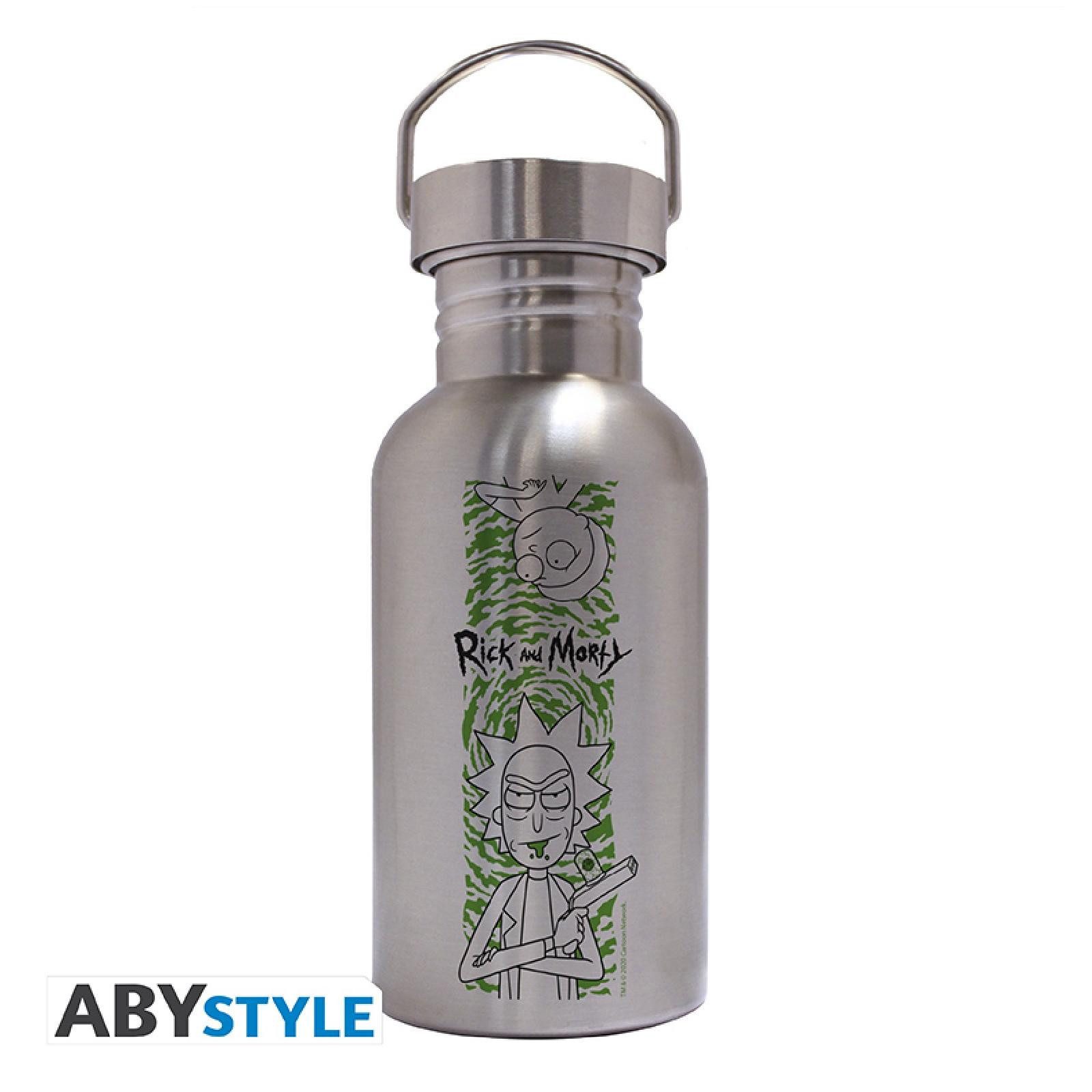 ABYstyle Trinkflasche RICK AND MORTY - Canteen Steel Bottle - Portal