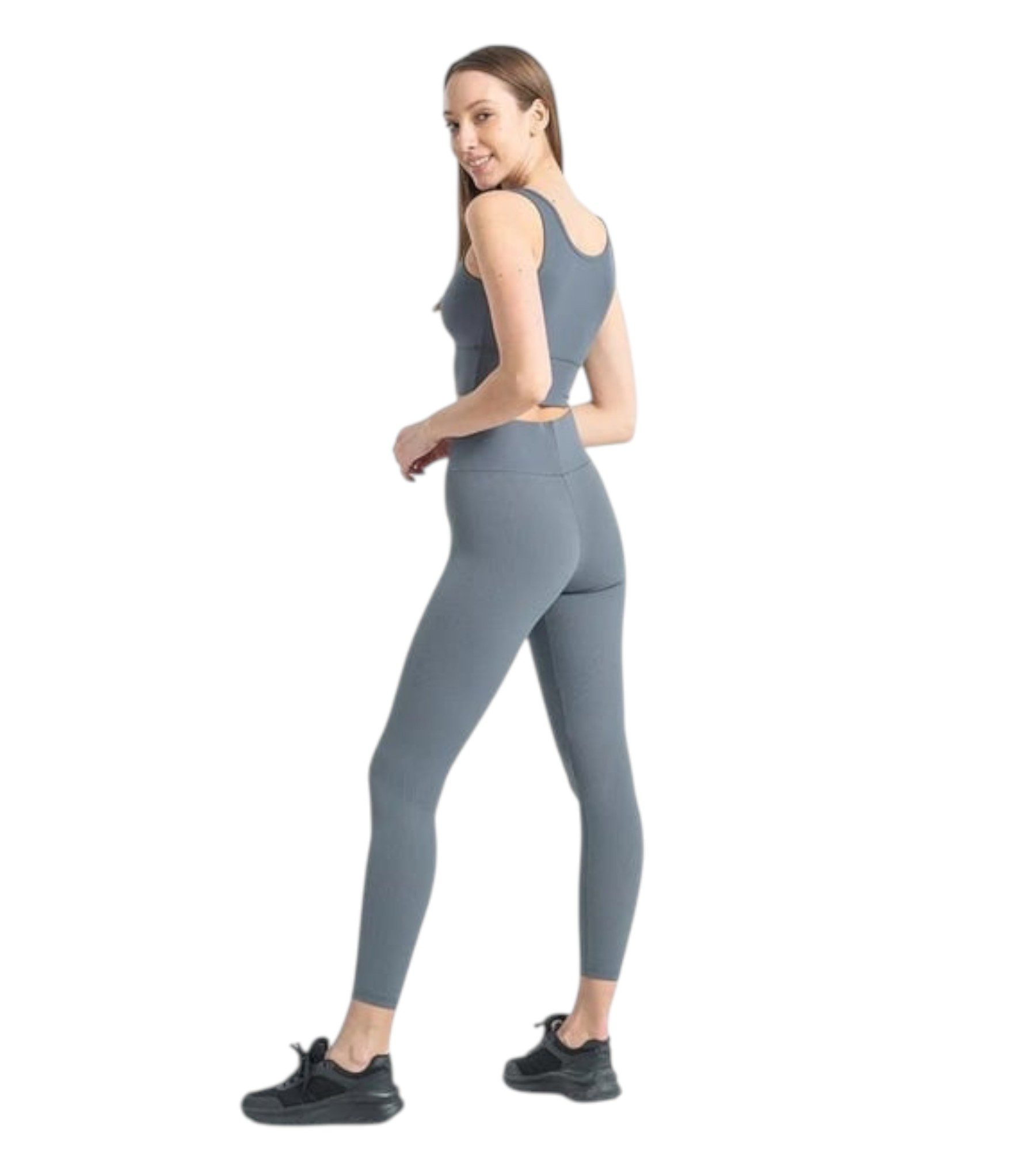 fashionshowcase Leggings Damen Sport-Tights mit Shaping-Effekt und engem hohem Bund Hohe Taille für zusätzlichen Komfort – Bild 4 von 4