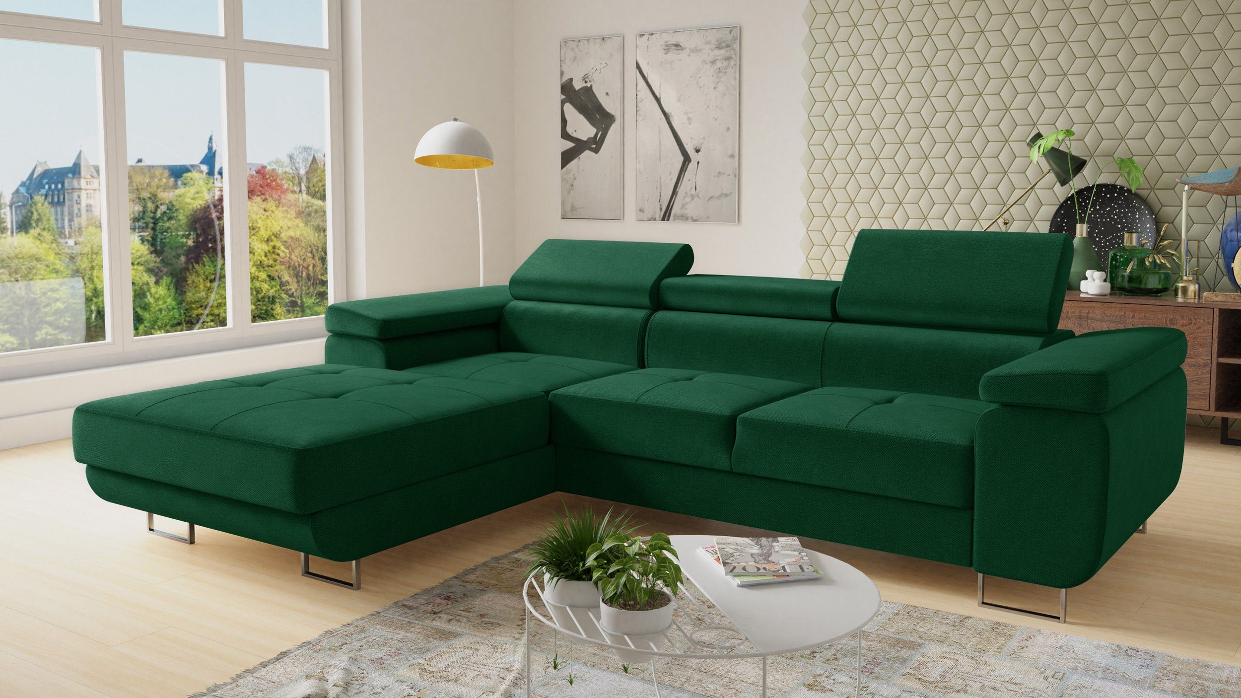 Sofnet Ecksofa Divo, mit Schlaffunktion und günstig online kaufen