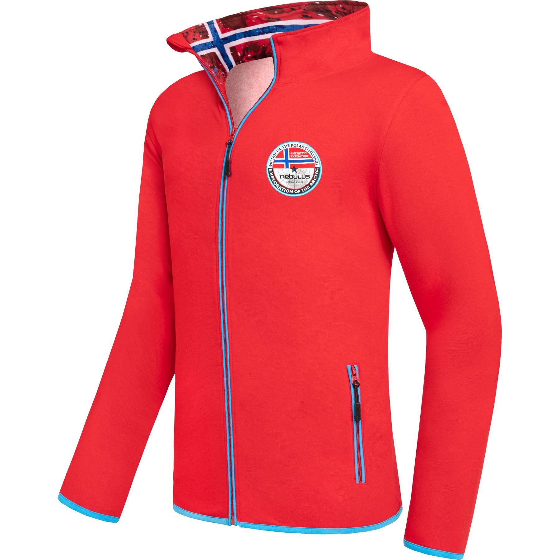 Nebulus Wolljacke COUNTY, P5473 - Herren, rot, S