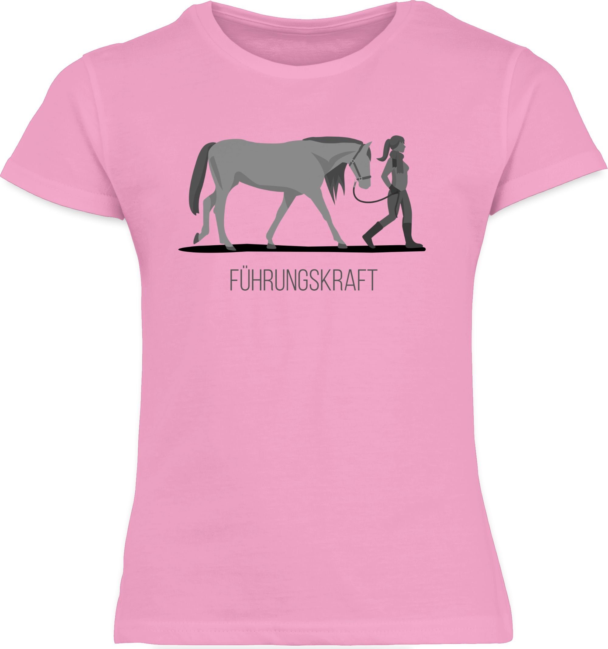 Shirtracer T-Shirt Führungskraft Pferd 1 Rosa
