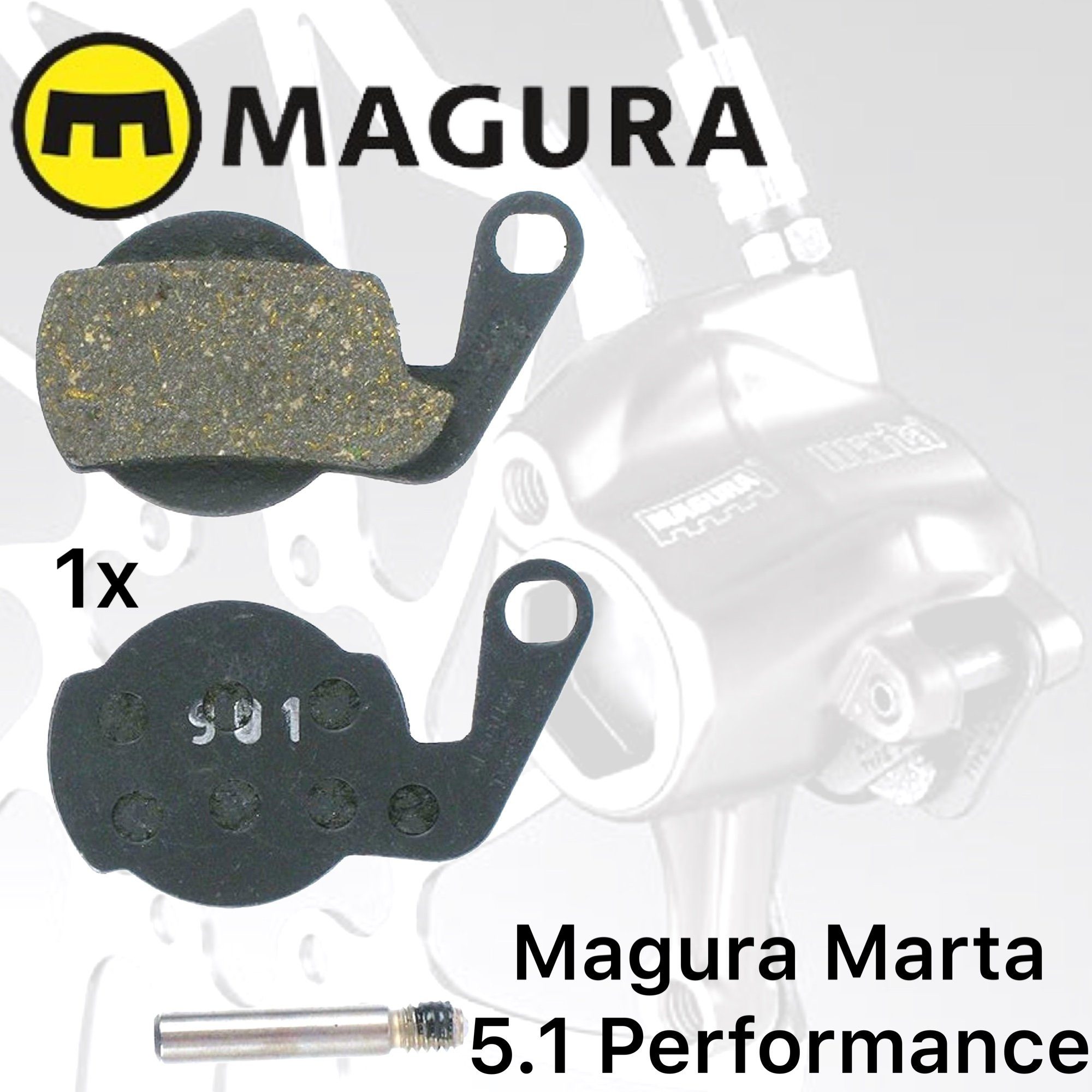 Magura Scheibenbremse Magura Bremsbeläge 5.1 Marta SL Disc Scheibenbremse performence