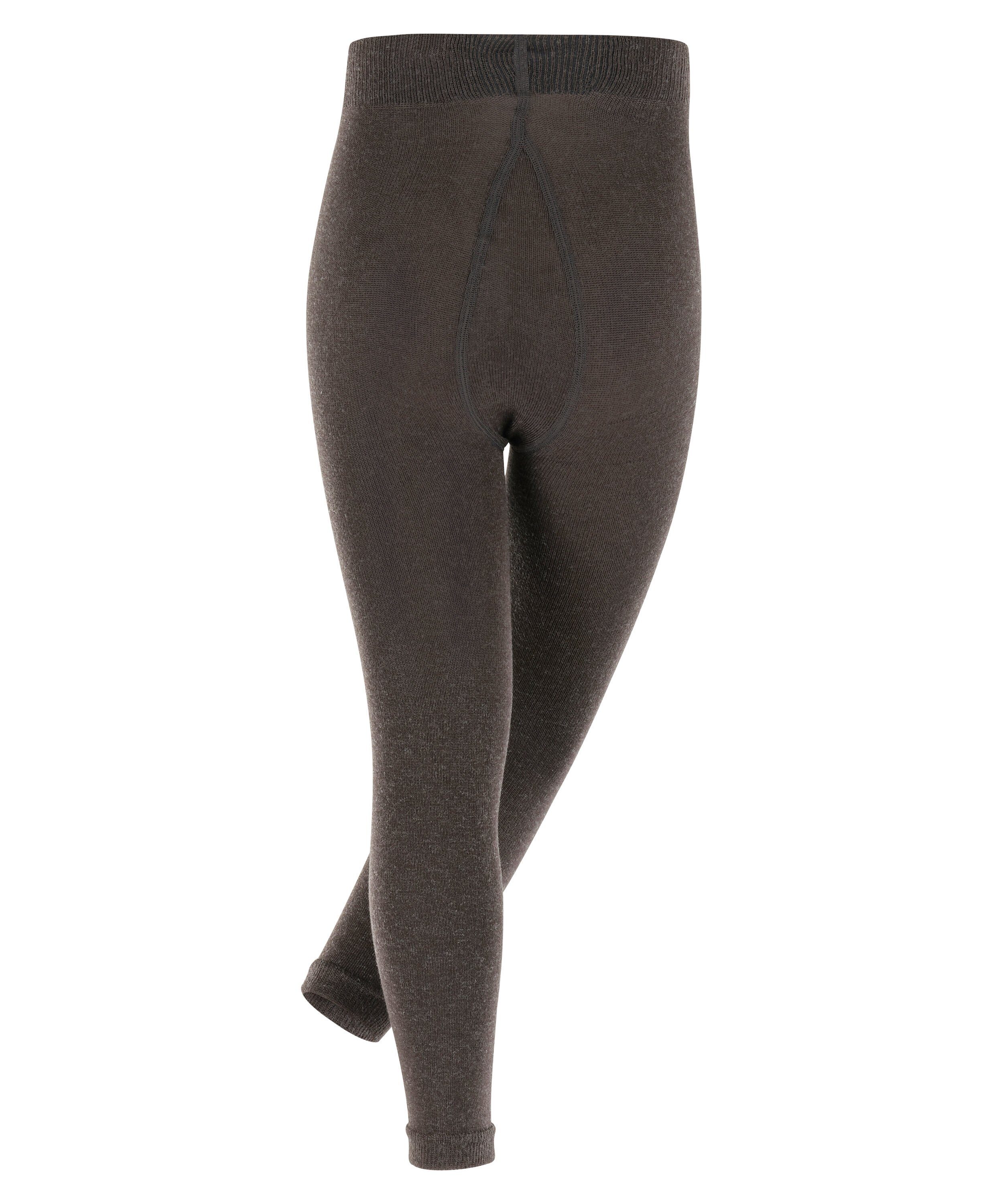 (1 aus (3080) anthra.mel Strickstrumpfleggings Warm St) FALKE Active wärmender Merinowolle