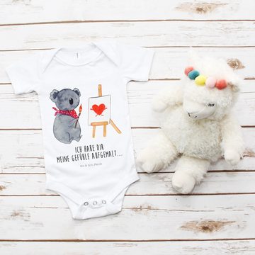 Mr. & Mrs. Panda Strampler 12. bis 18. Monat Koala Künstler - Transparent - Geschenk, Babykleidu (1-tlg)