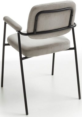 Home affaire Esszimmerstuhl Tim (1 St), moderner Stuhl mit Cordbezug