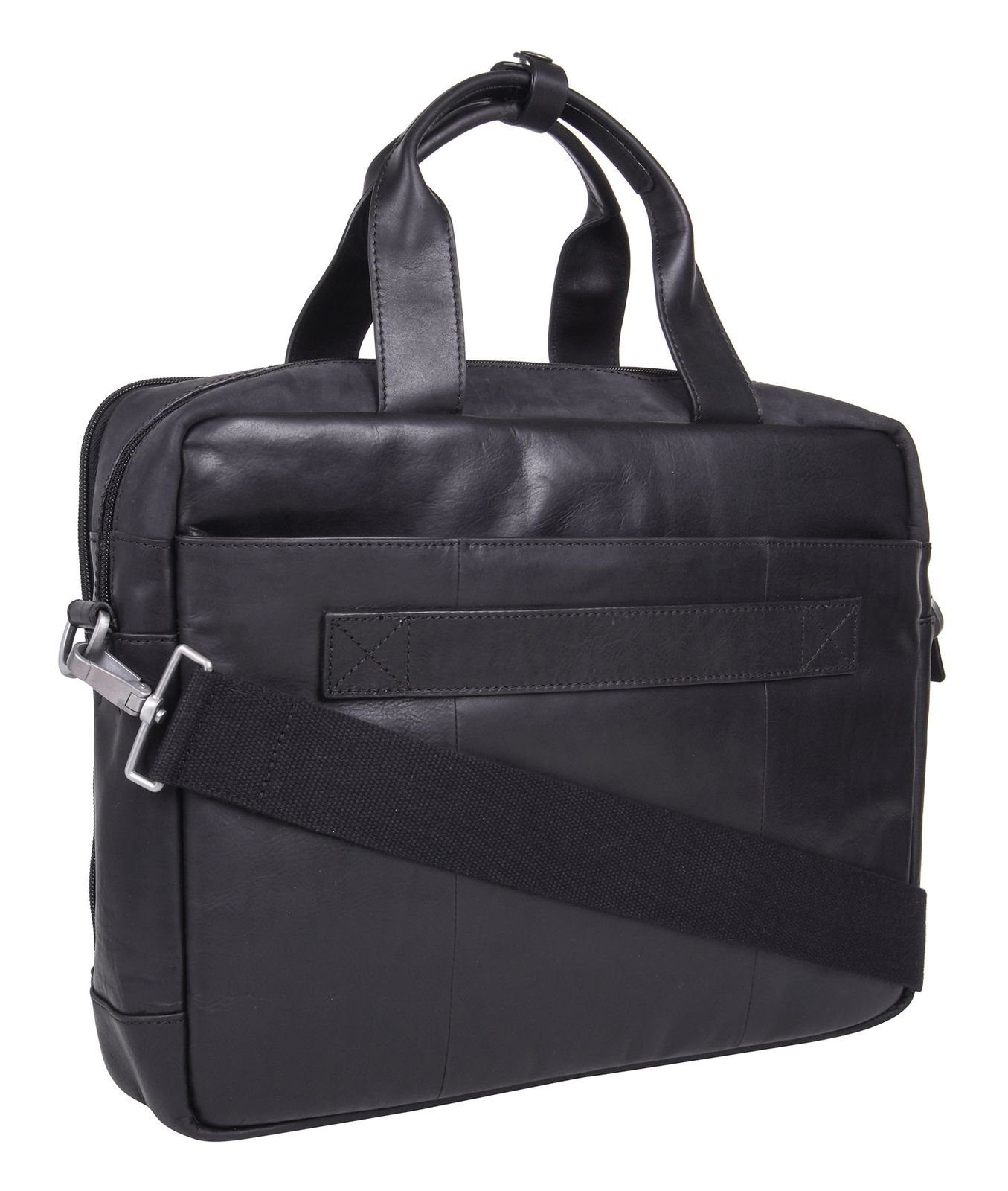 Strellson Henkeltasche Charles Briefbag, aus echtem Leder