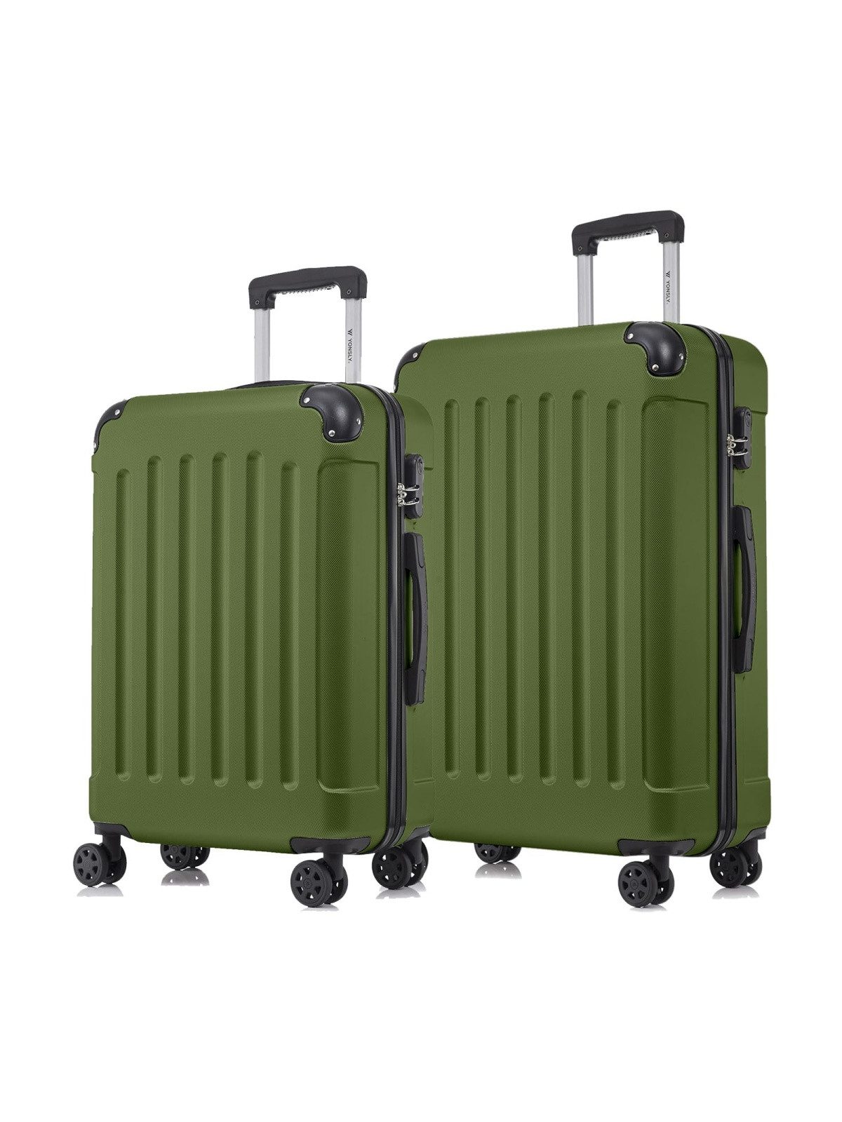 Trolleyset Hartschalen-Reisekoffer Rollkoffer Trolley Gepäckset aus ABS