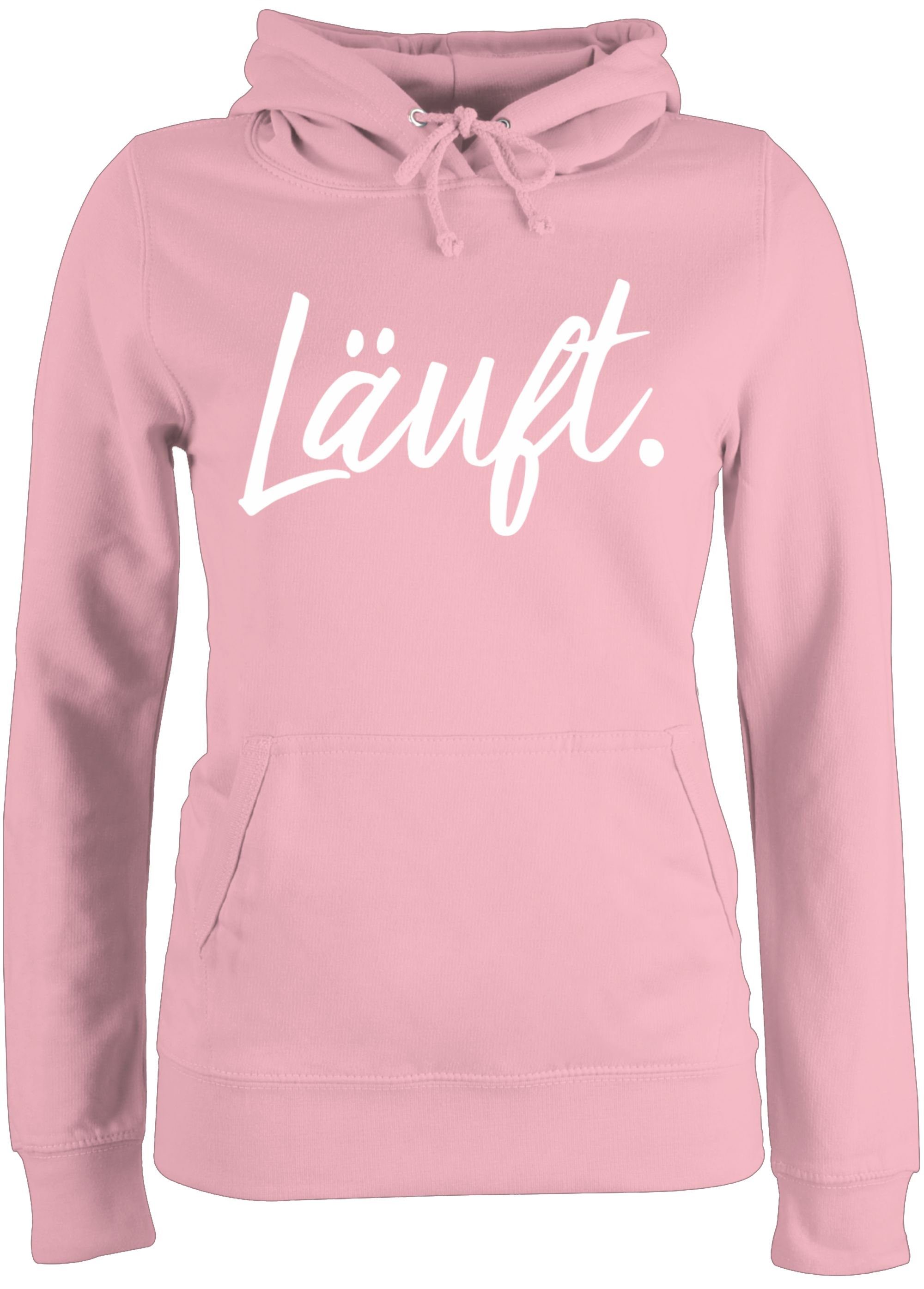Shirtracer Hoodie »Läuft Statement Sprüche Statement mit Spruch