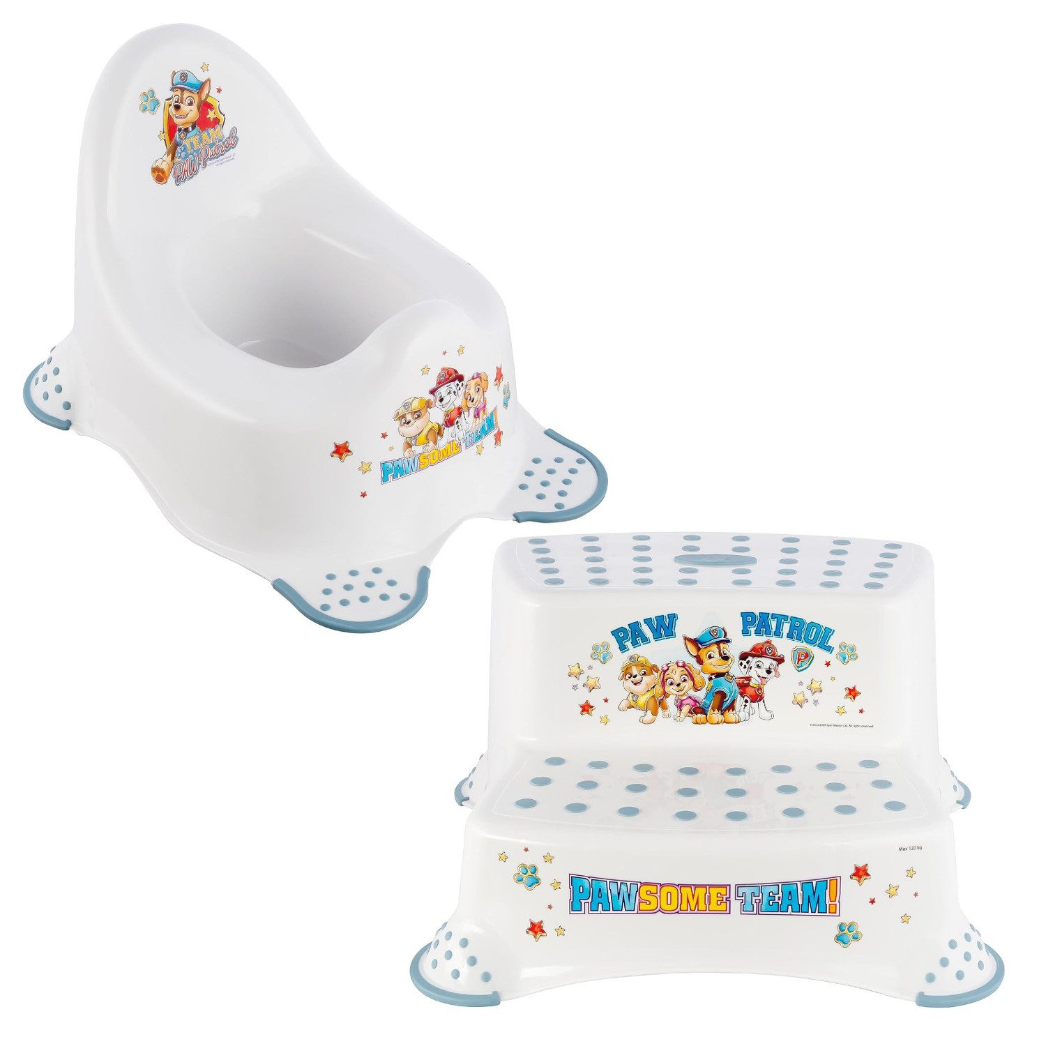 keeeper Toilettentrainer Paw Patrol Töpfchen rutschfeste Plattform