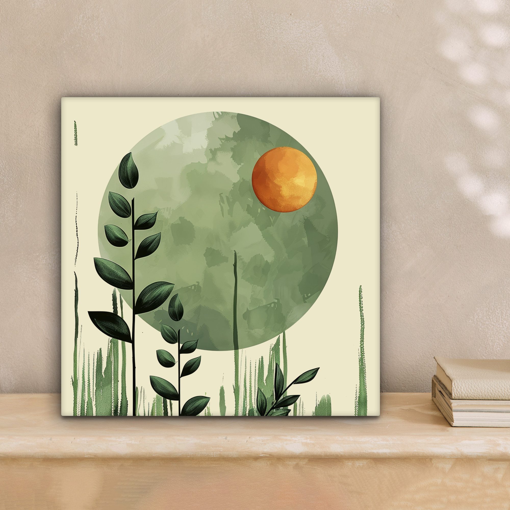 OneMillionCanvasses® Leinwandbild Abstrakt - Natur - Kunst - Sonne - Modern günstig online kaufen