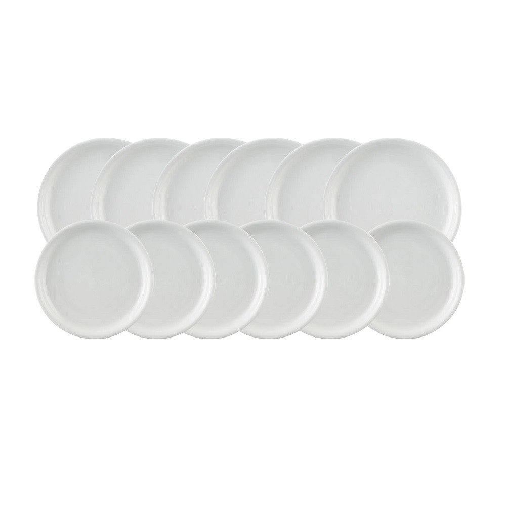 Thomas Porzellan Tafelservice Thomas Trend Weiss Teller Set 12 tlg., 6 Personen, Porzellan