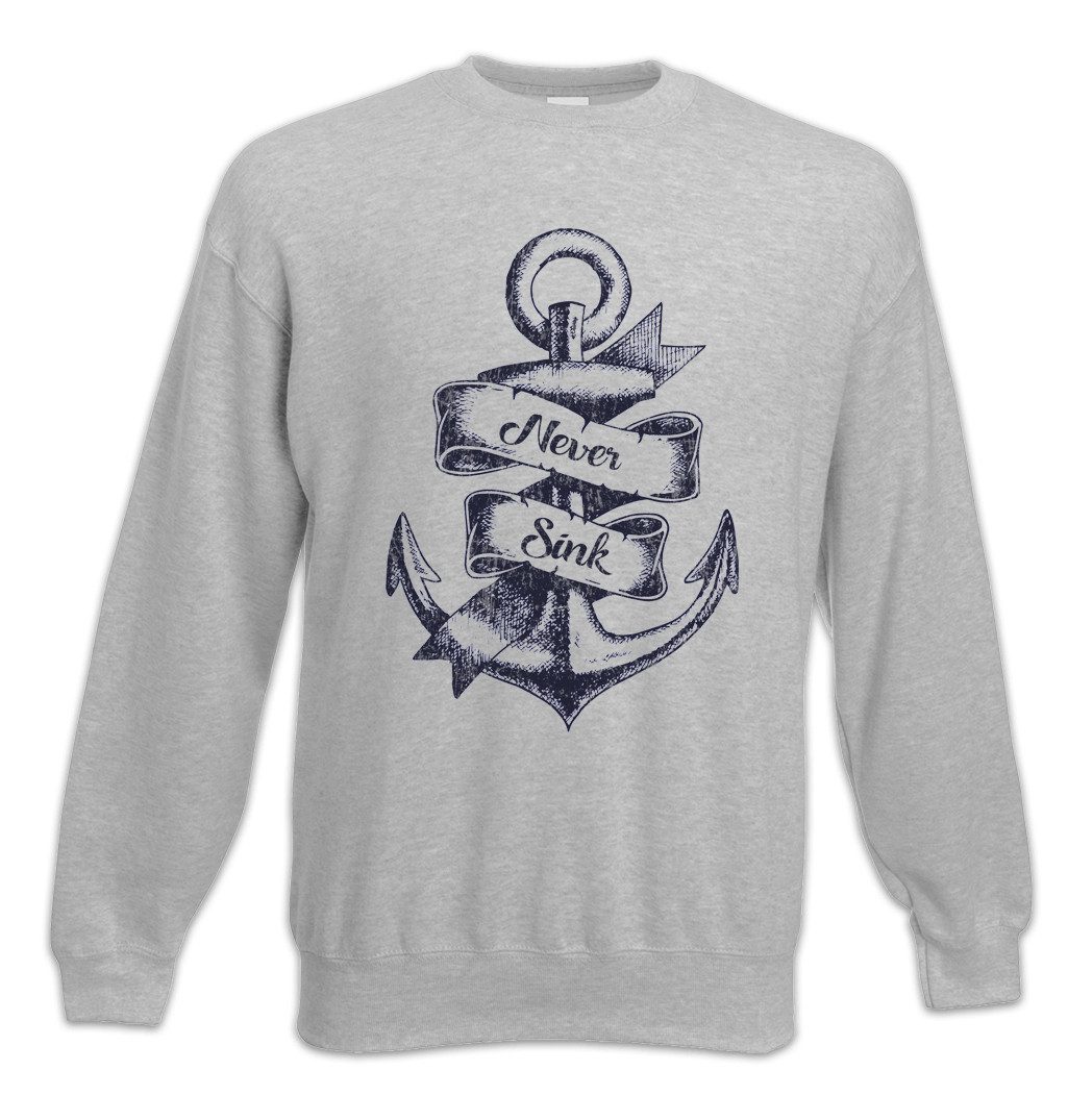Urban Backwoods Sweatshirt Anchor IV Never Sink Sweatshirt Sailor Anker Tat günstig online kaufen