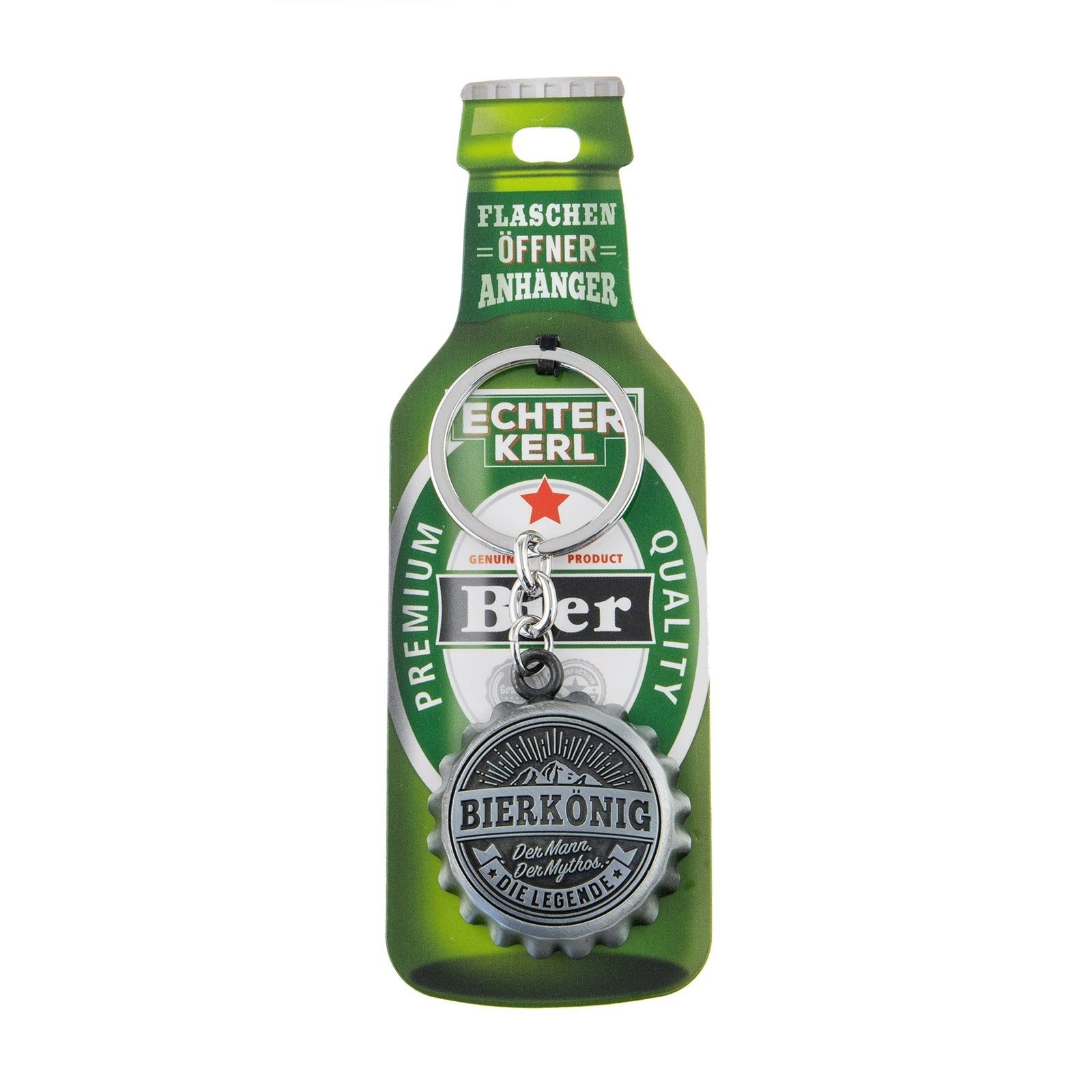 HTI-Living Бутылкиöffner Echter Kerl Бутылкиöffner Bierkönig (Stück, 1-tlg., 1 Бутылкиöffner), Geschenkidee