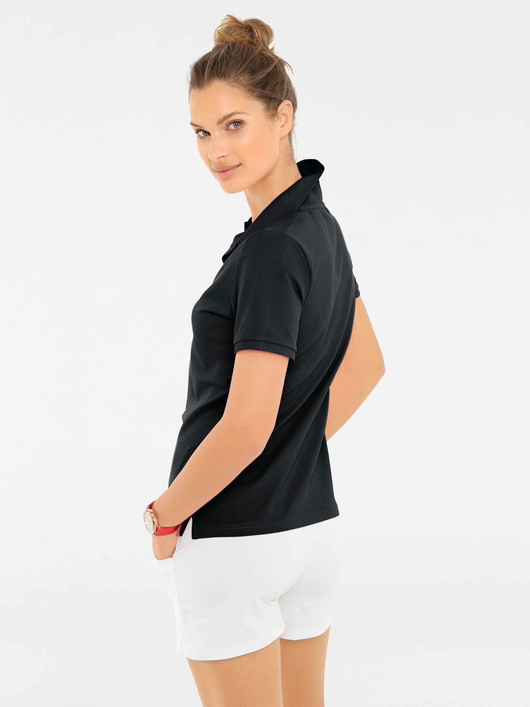 heine T-Shirt Poloshirt Kurzarm