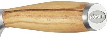 RÖSLE Brotmesser Artesano, mit Wellenschliff, Made in Solingen, Klingenspezialstahl, Olivenholz
