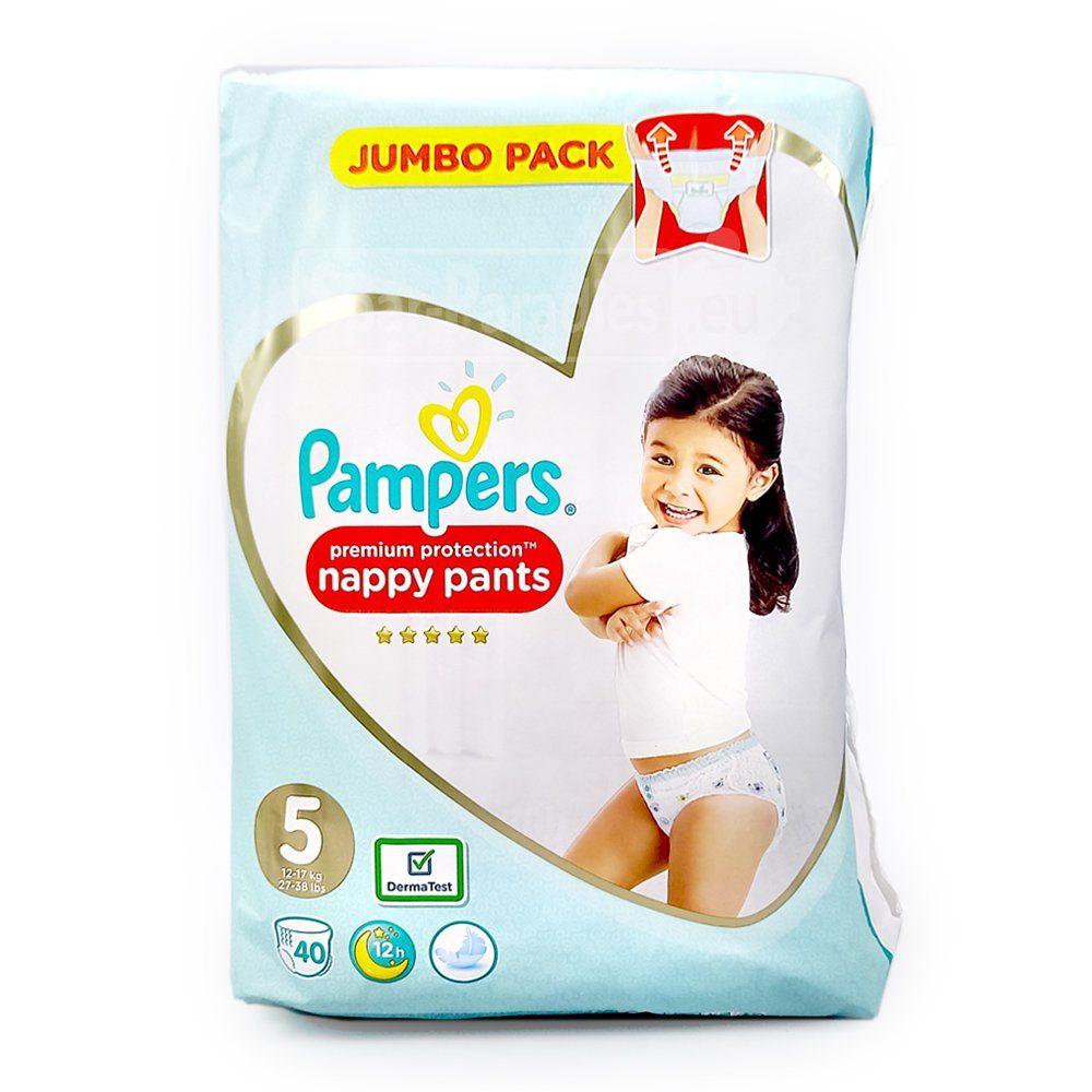 Pack 40er Pampers Pants Gr. Protection x 2 Premium Pampers Windeln Windeln 5,