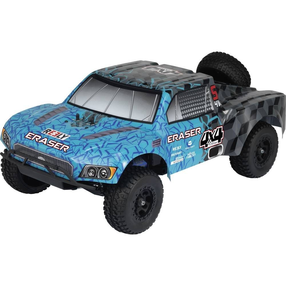 Reely RC-Auto 1:10 Elektro Short Course 4WD Truck 100% RtR RE-5928891, inkl. Akku, Ladegerät und Senderbatterien