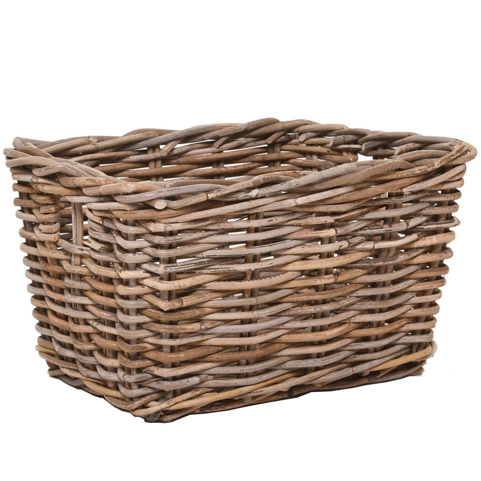 VIVANNO Regalkorb Rattan CESTA Kasten - Natur Geflochten (1 St), 26x33x20 c günstig online kaufen