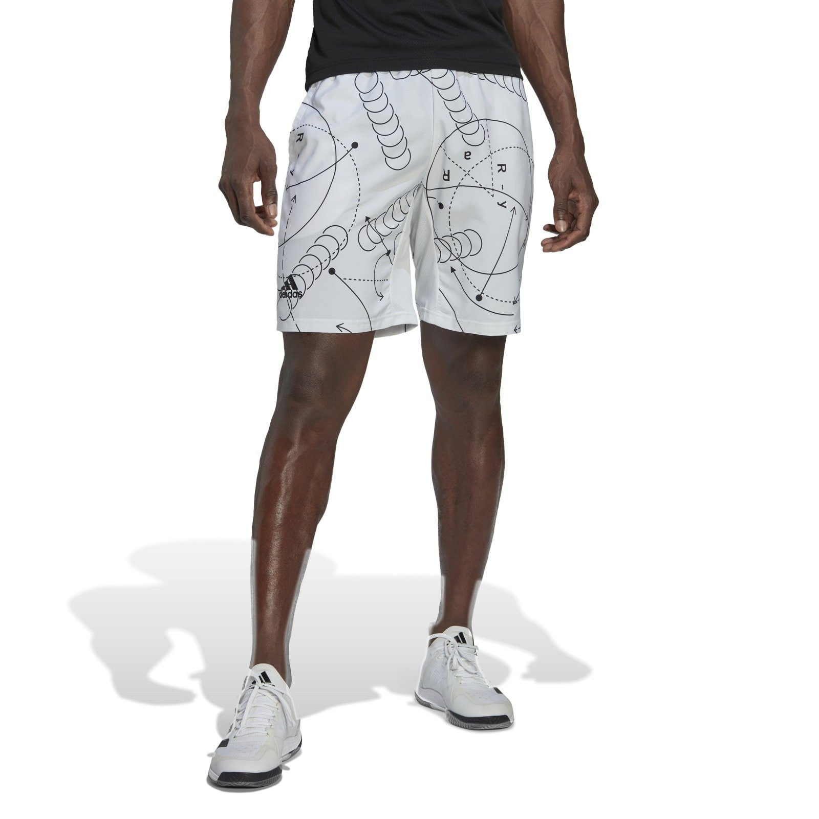 adidas Performance Shorts Tennishose Club Graphic kurz weiss Herren günstig online kaufen
