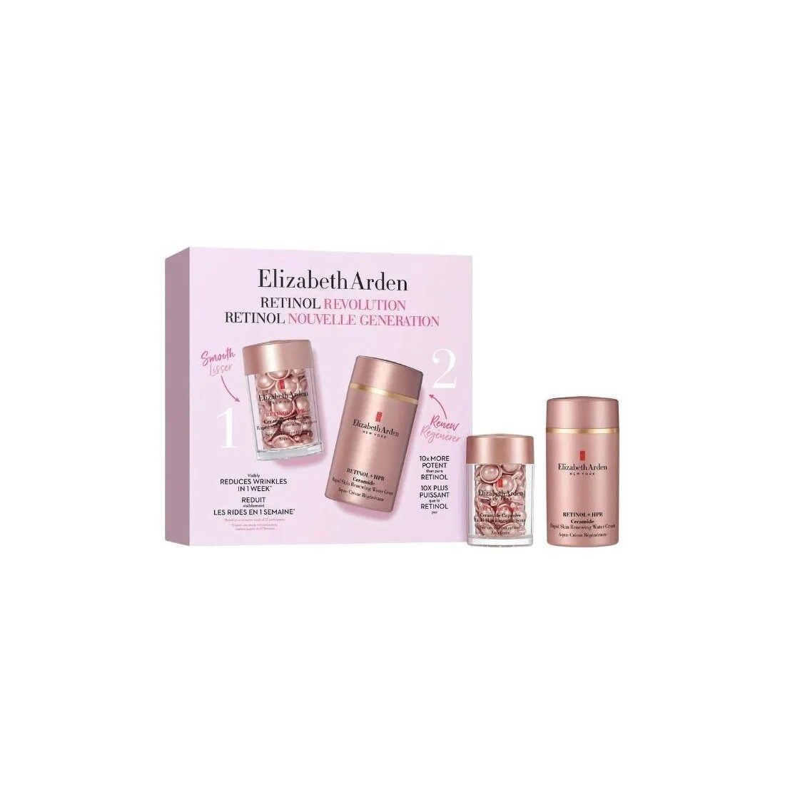 Elizabeth Arden Gesichtspflege-Set Elizabeth Arden Arden Retinol Hpr Ceram Water Cr50 Set26