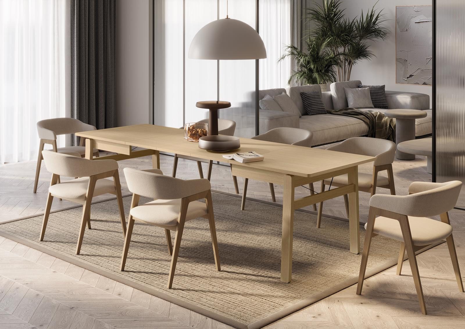 Compleo Esstisch großer, Ausziehbar 149-269 cm, günstig online kaufen