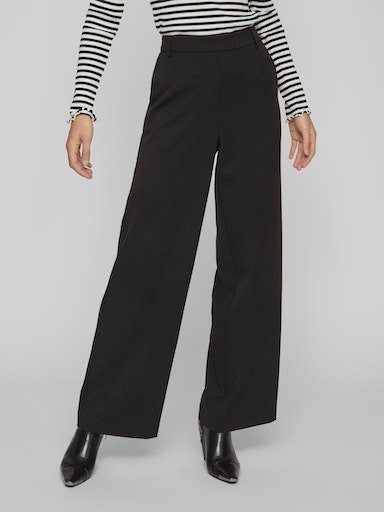 Vila Anzughose VIVARONE HW WIDE PANT - NOOS Black