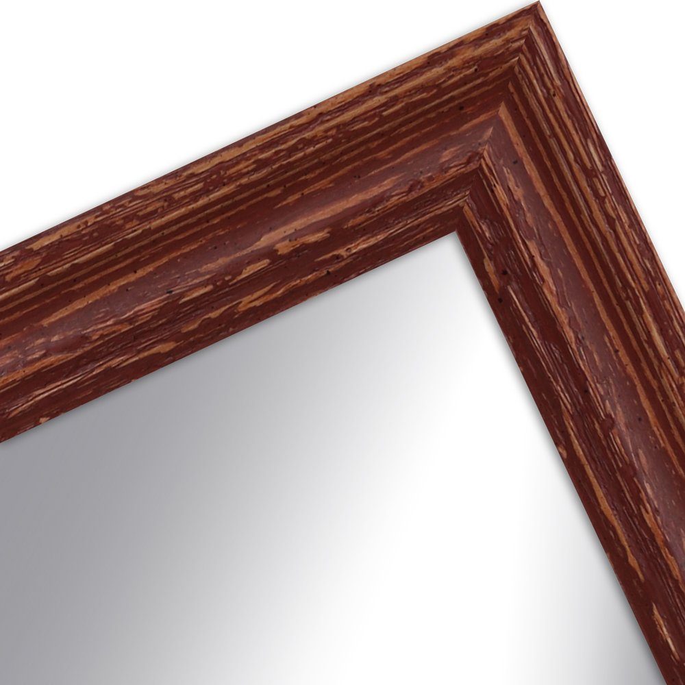 WANDStyle Wandspiegel H740, Braun, aus Massivholz günstig online kaufen