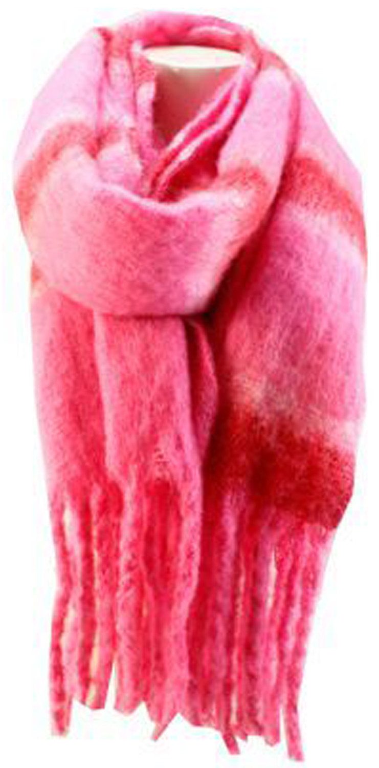 chic4home Schal Winter Weave, (1-St. 1-teilig), Damen Schal ca.40x180cm Double-Tone weiches Alpaka-Gefühl