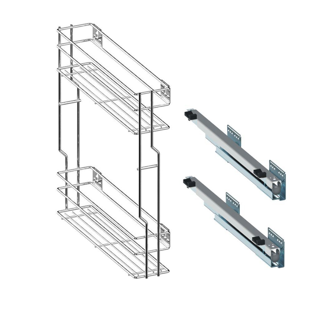 Schrankauszug 150/200/250mm Küchenauszug Softclose Prima-Online Auszugsunterschrank Unterschrankauszug