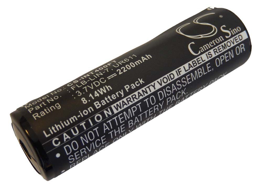 vhbw kompatibel mit Inova T4 Lights (Old Style), T4 (Old Style) Akku Li-Ion 2200 mAh (3,7 V)