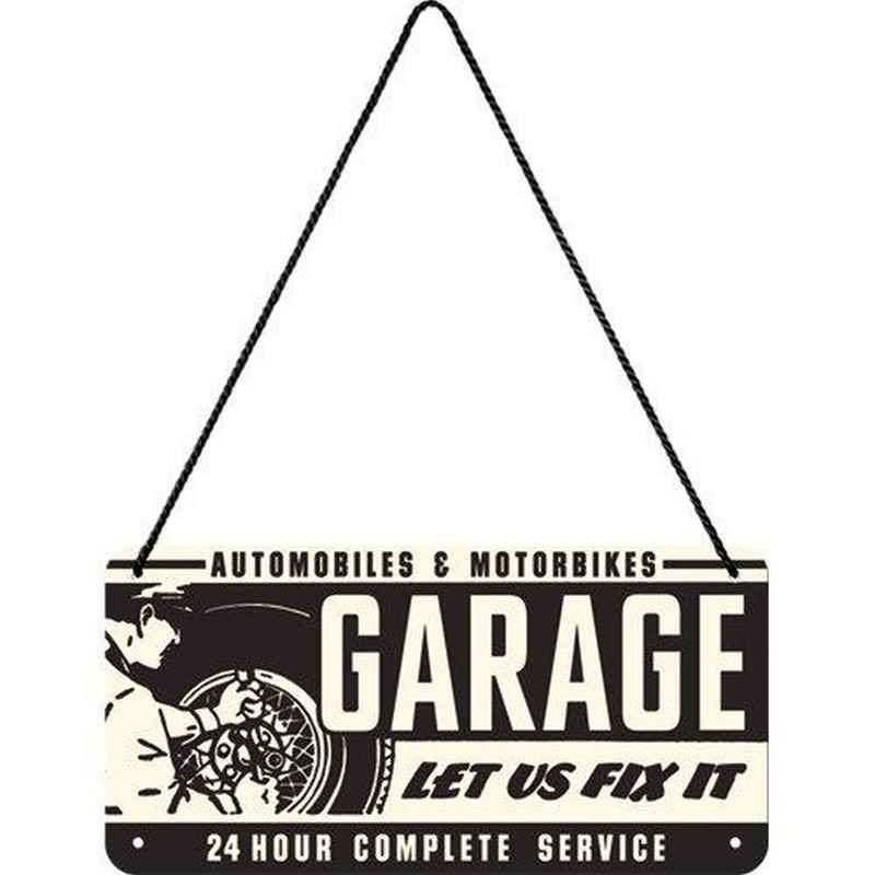 Nostalgic-Art Metallschild Hängeschild - Best Garage - Garage